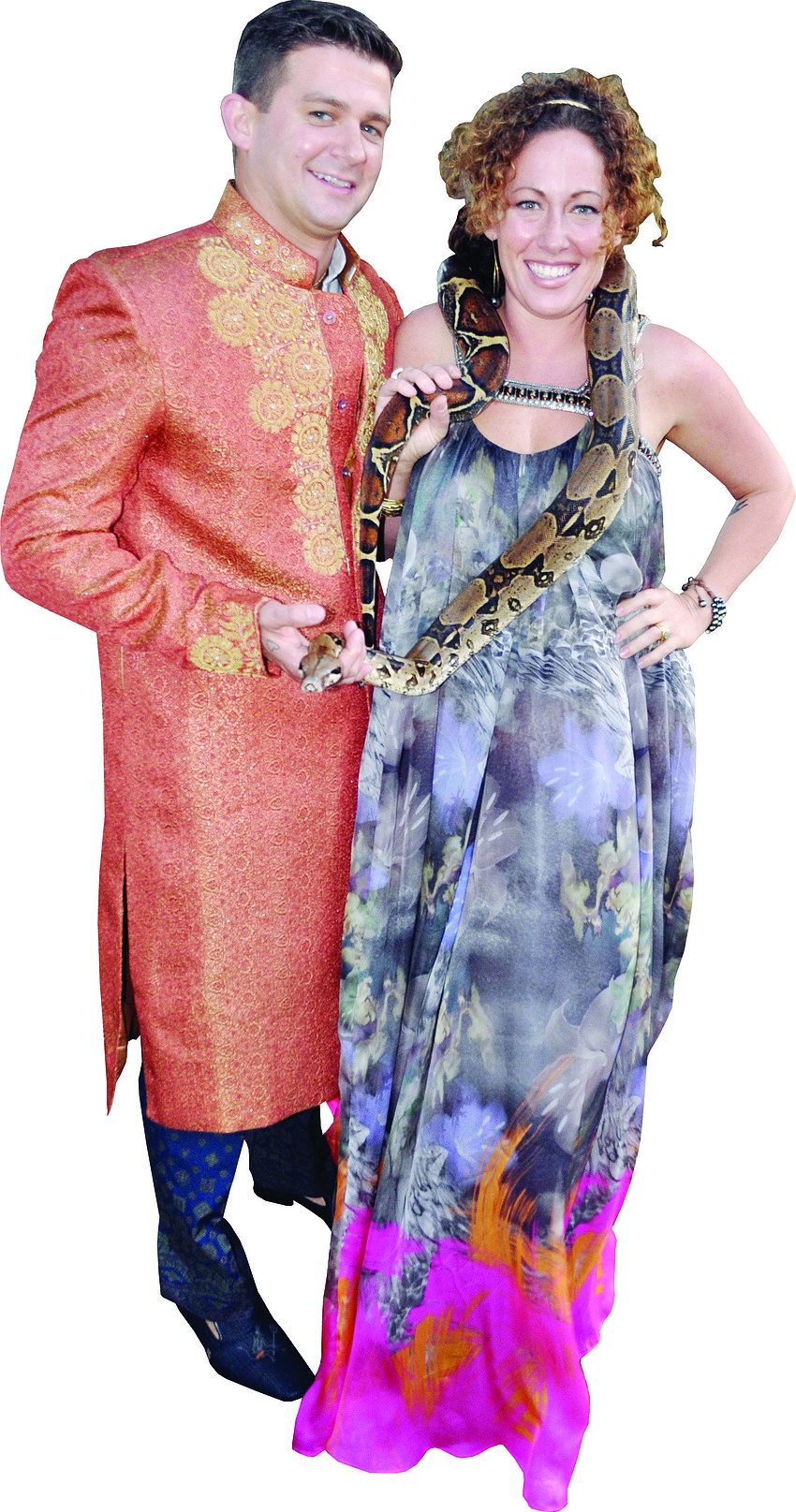 Wayne and Mindy Rollins at Orchid Ball April 6, at Marie Selby Botanical Gardens.