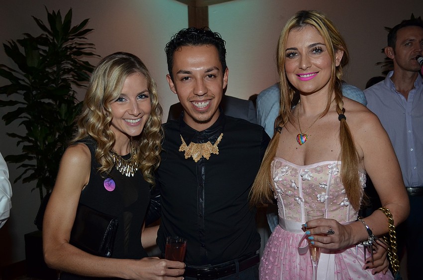 Sara Sardelli, Eduardo Anaya and Zara Barrie