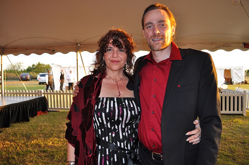 Barbara Welch with her husband, Christopher Austin