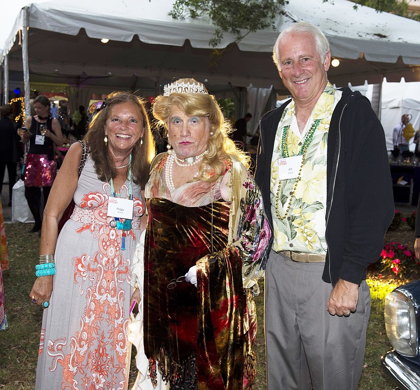 Peggy and Art Wood with Richard Dreyfuss