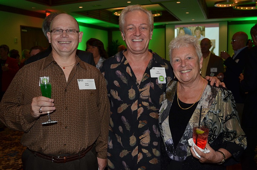 David Wright, Carl Duplissis and Beverly Alter