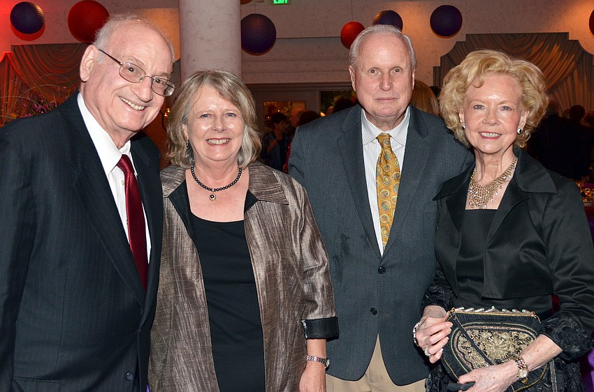 Jules and Sheila Rose with Bob Cutler and Barbara Staton