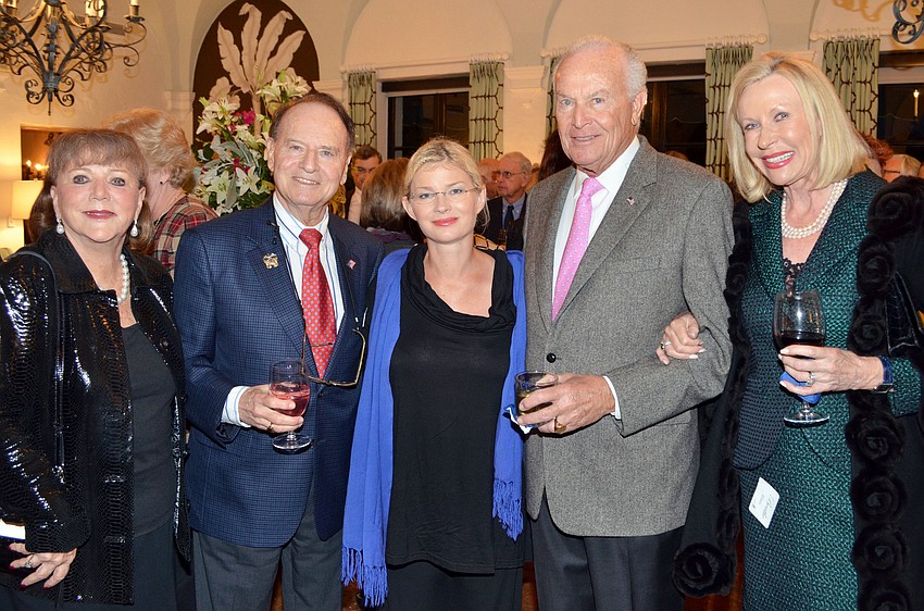 Helen and Len Glaser, Anu Tali and Jerry and Beathe Elden