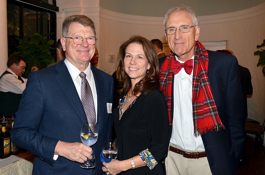 Patrick and Kim Nettles with Harry Leopold