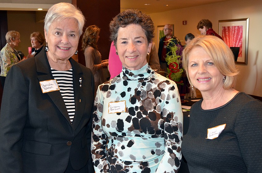 Pam Baran, Susan Brown and Carol Darnbush
