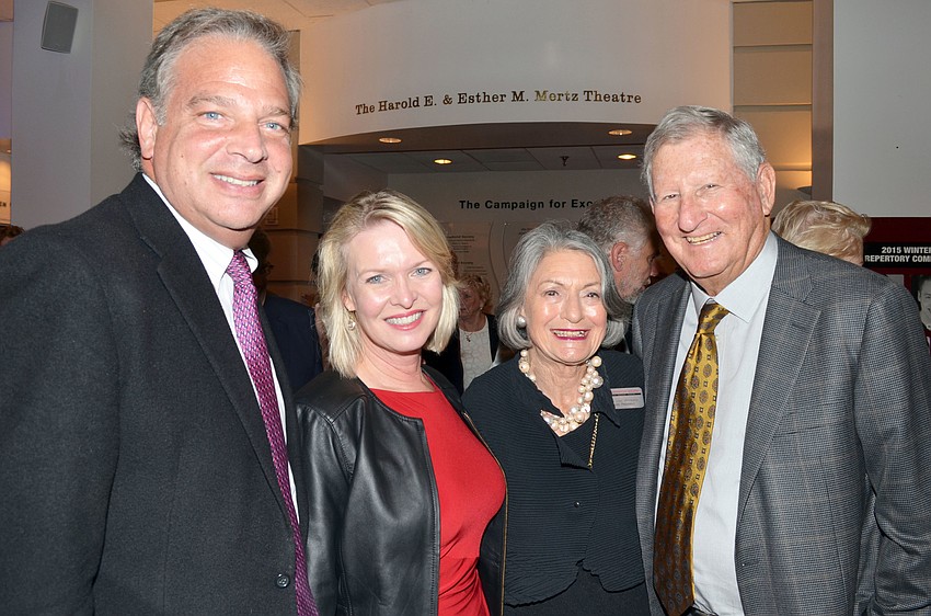 Dean Bisner and Veronica Brady with Mary Lou and Ed Winnick