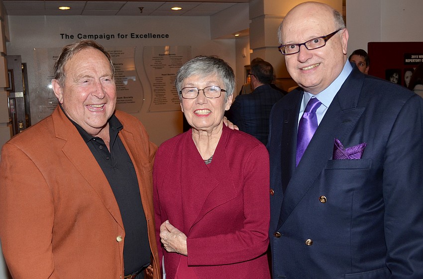 Jim and Elizabeth Fanuzzi with Virgil Johnson