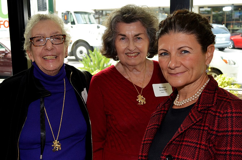 Marcia Fox, Grace Goldstein and Luisa Goldstein