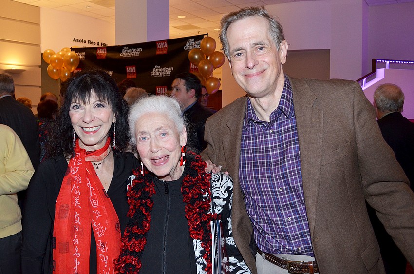 Carolyn Michel, Eva Slane and Steve Hendrickson