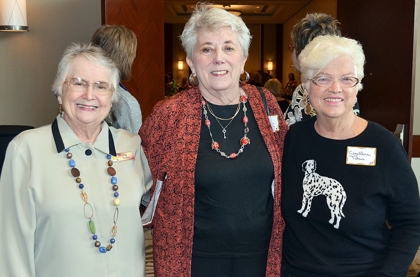 Kay Weber, Kathryn Johnson and Cynthia Titus