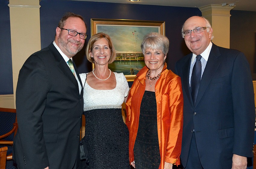 Roger Bingaman and Stacy Ridenour with Edie and David Chaifetz