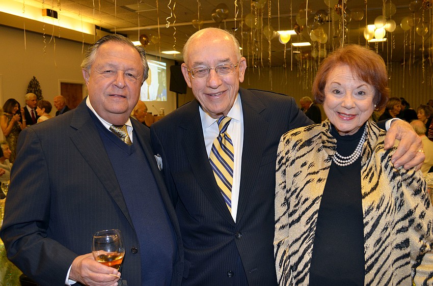 Evan Tilles with David and Cyvia Snyder