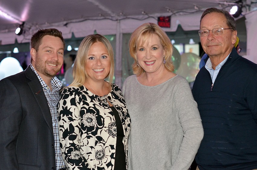 Taylor and Erica Aultman with Teri Hansen and Steve Wilberding