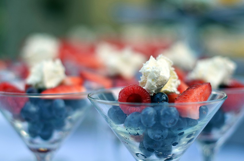 Michaelâ€™s On East catered the event â€” pastries and other light bites were offered to guests along with tea and champagne.