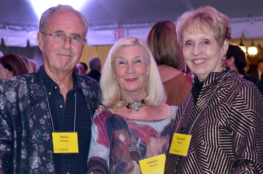 Mario and Jennifer Messina with Liz Hedges