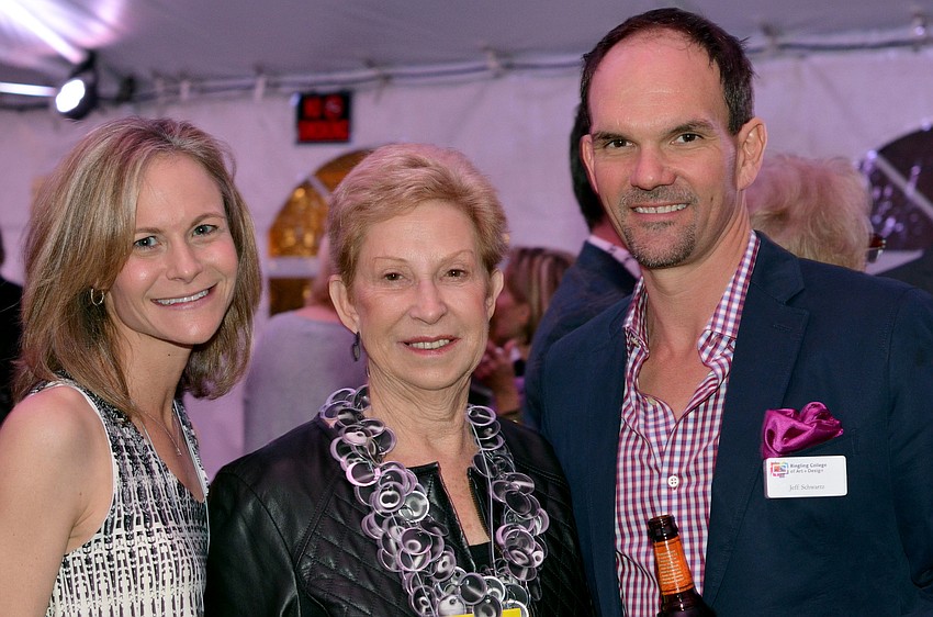 Kate Schwartz with Carol Camiener and Jeff Schwartz