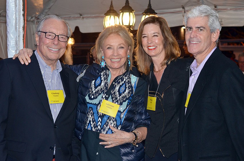Gianluigi and Adrienne Vittadini with Penny Hill and Lawrence Wild