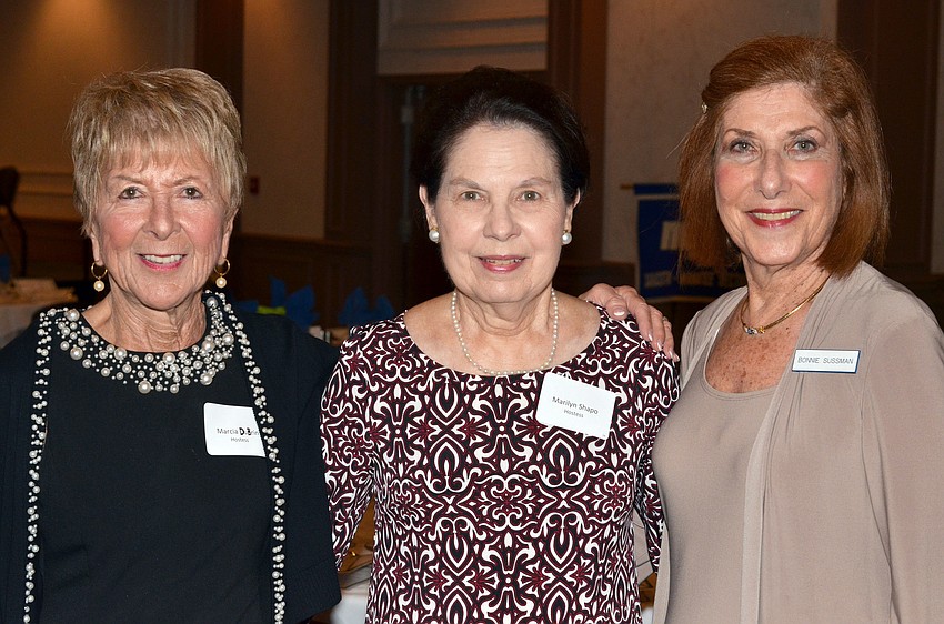 Marcia DuBrin, Marilyn Shapo and Bonnie Sussman