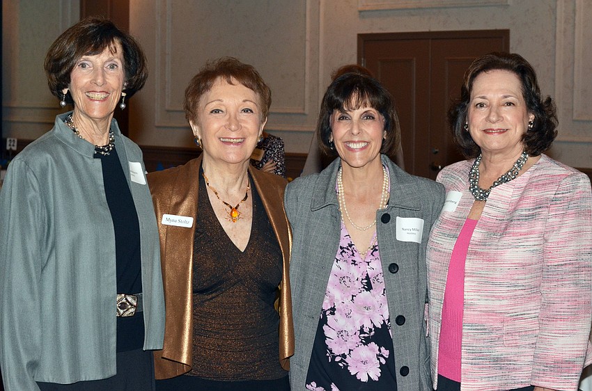 Ann Goldstein, Myna Stoltz, Nancy Miller and Joanne Trachtenberg