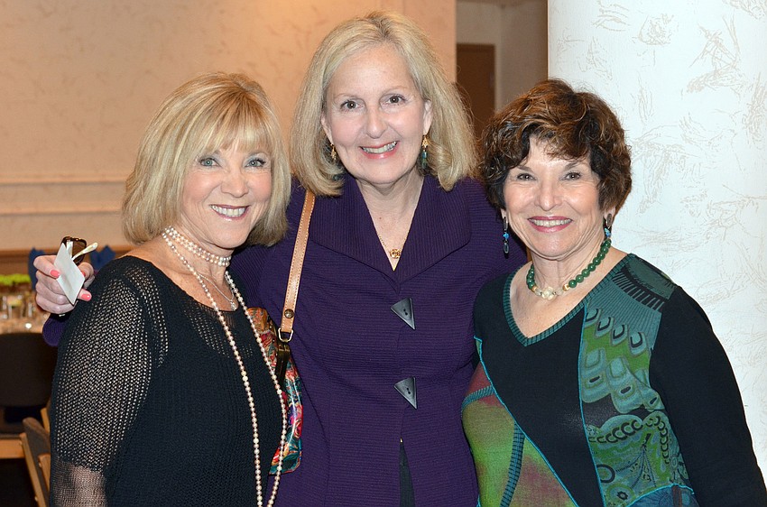Cynthia Wright, Joan Gastman and Joan Shuster