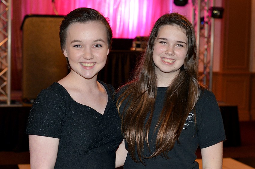 Mikayla Klauber and Payton Saturen