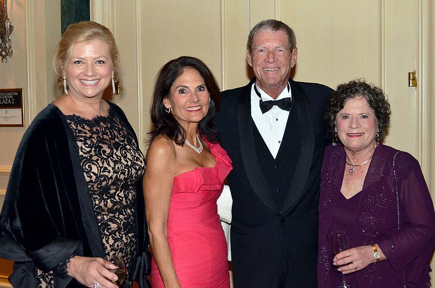 Susan Brennan, Mary Lou and Bill Johnson and Bev Fisher