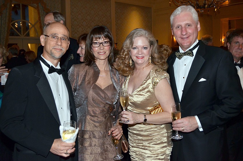 Matt and Cheryl Harrell with Dianne and Mickey Jacob