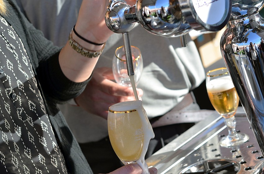 In addition to the wine, beer samples were offered to guests at Forks & Corks: The Grand Tasting.