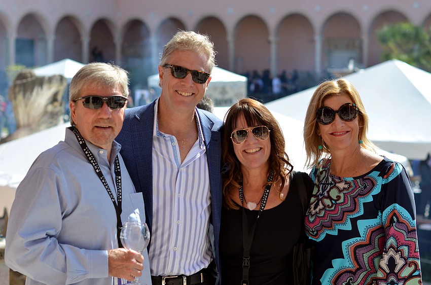 Tom Dart, John Leeming, Kim Dart and Laura Leeming