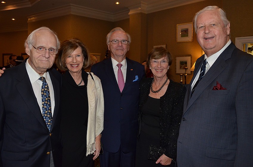 David and Jean Day, Frank and Helen Morneau and Barry Black
