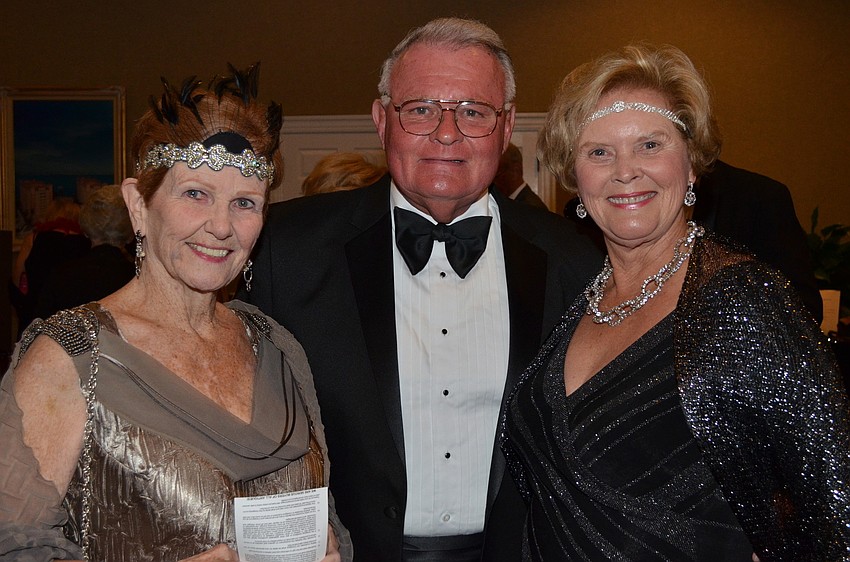 Margaret Noble with Fred and Betty Haas