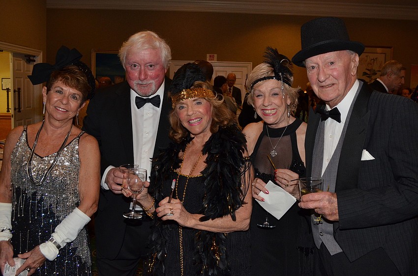 Carol Peschel, Gene Campbell, Joan Partridge and Ruth and Bob German