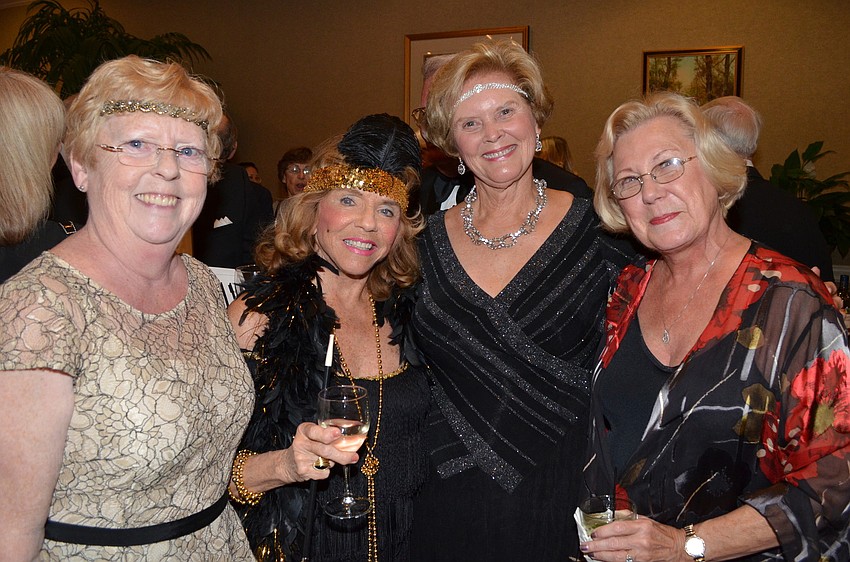 Barbara Weech, Joan Partridge, Betty Haas and Pat Kordis