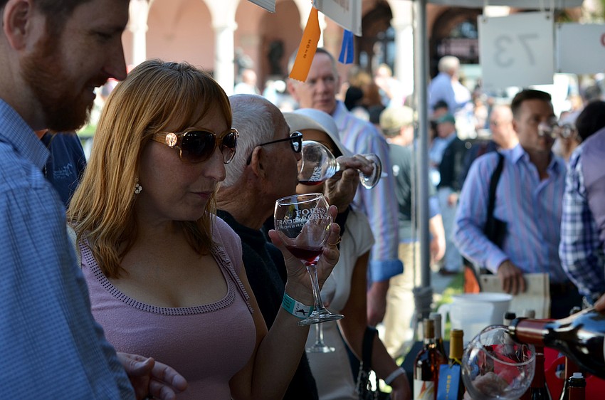 Guests had the opportunity to sample more than 350 wines at The Grand Tasting.