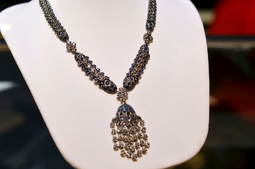 June Simmons hosted Baubles & Bourbon, a jewelry event, to benefit the 2015 Orchid Ball.