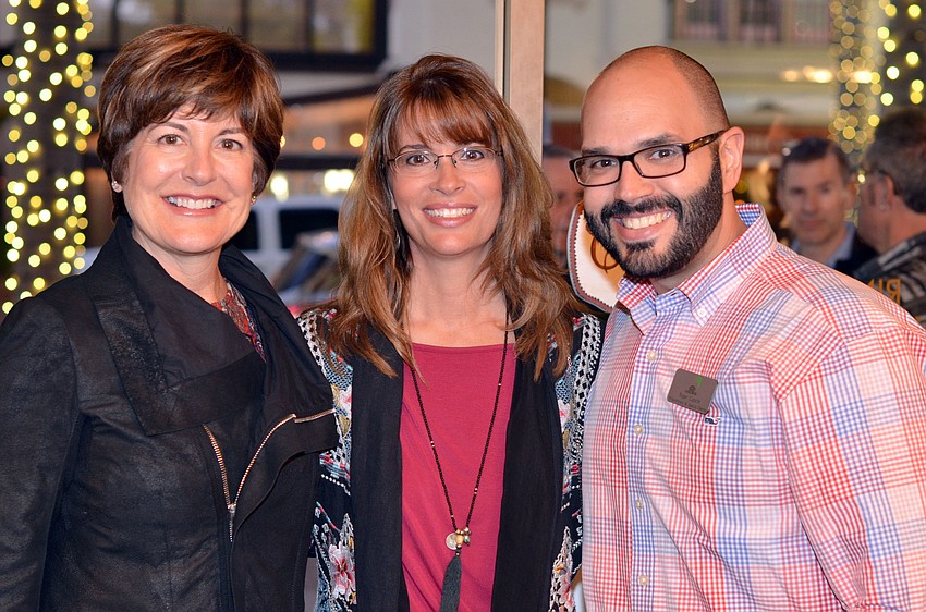 Cathy Layton, Margie Cooper and Roger Capote
