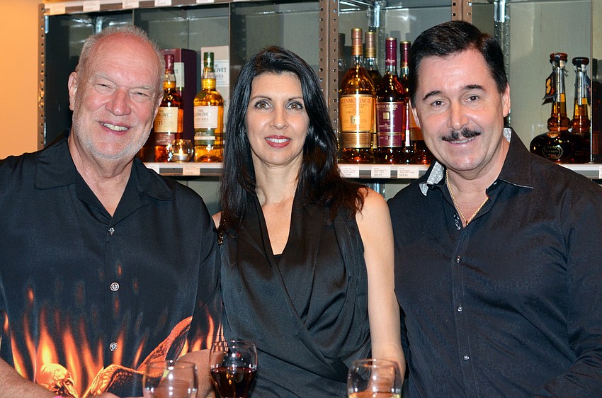 Rick Rossiter with Bernadette and Peter Calamaras