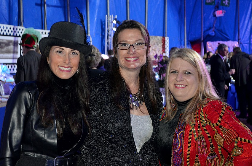 Colleen Campbell, Kim Aristimuno and Mechele Leonard