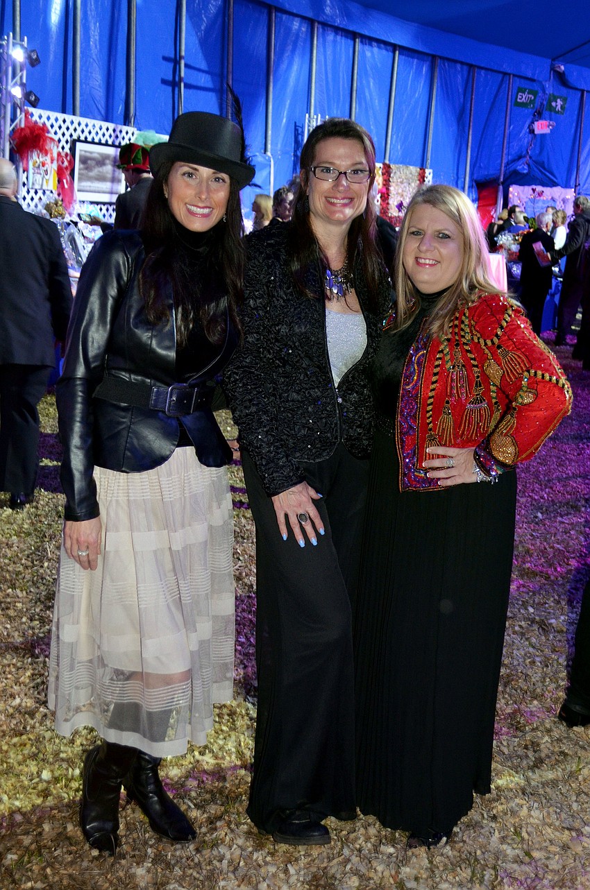 Colleen Campbell, Kim Aristimuno and Mechele Leonard