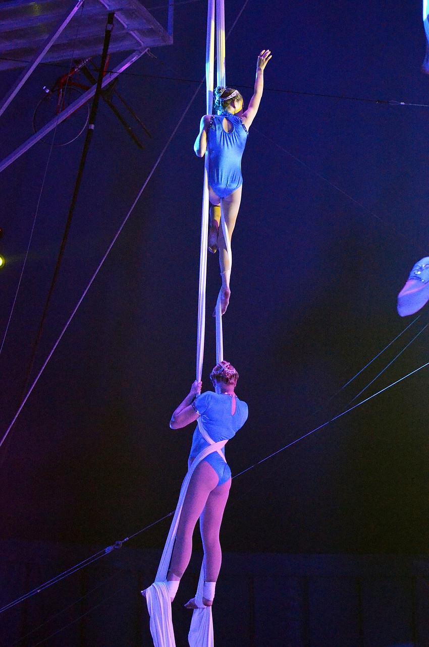 Following the dinner catered by Michaelâ€™s On East, guests enjoyed thrilling circus entertainment at the 2015 Circus Arts Gala.