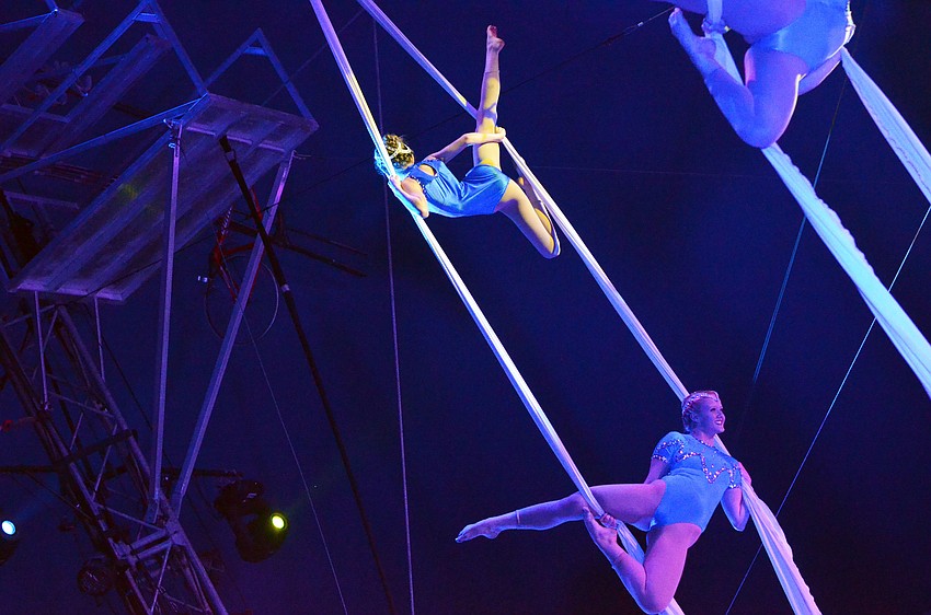 Following the dinner catered by Michaelâ€™s On East, guests enjoyed thrilling circus entertainment at the 2015 Circus Arts Gala.