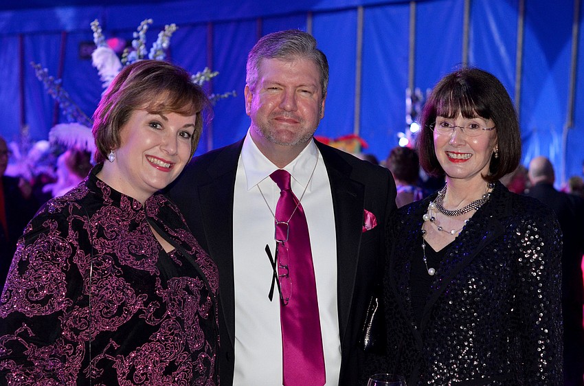 Lisa and Dr. David Holcomb with Sheila Murray