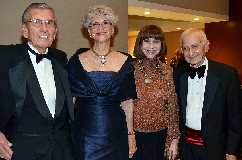 George and Dr. Sarah Pappas with Bernice Davis and Martin Tucker