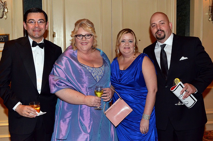 Nelson Perez and Connie Taft with Rebecca and Eric Reynolds