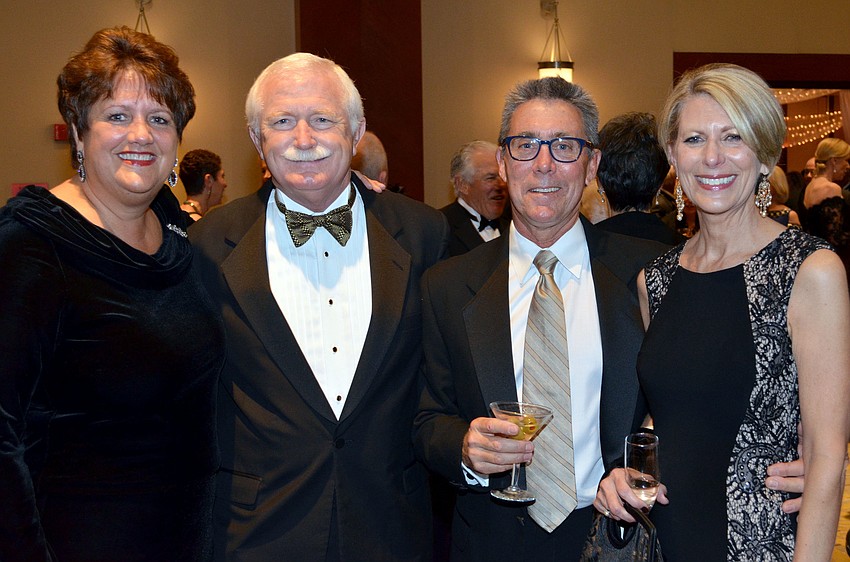 Barbara and Jim Shirley with Roger and Patricia Courtois