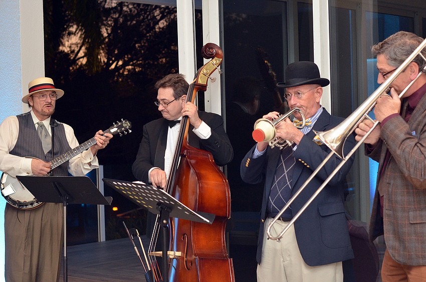 Guests enjoyed music from a live band at Starry Night Dinner 3: Celebrating the Production of Our Betters.
