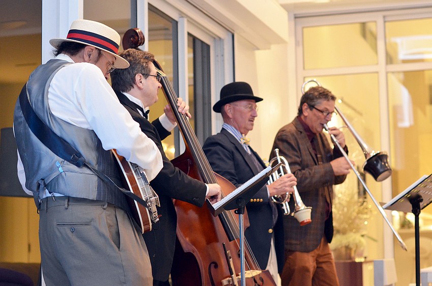 Guests enjoyed music from a live band at Starry Night Dinner 3: Celebrating the Production of Our Betters.