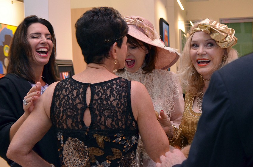 Aimee Cogan, Wendy Feinstein, Pamela Hughes and Margaret Wise at Starry Night Dinner 3: Celebrating the Production of Our Betters
