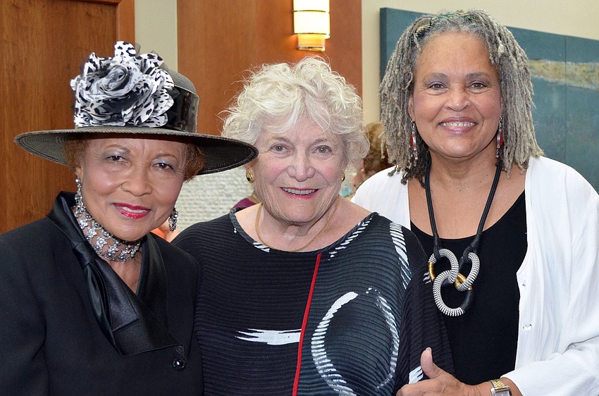 Co-Chairs Audrey Coleman, Dr. Willa Berhard and keynote speaker Charlayne Hunter-Gault