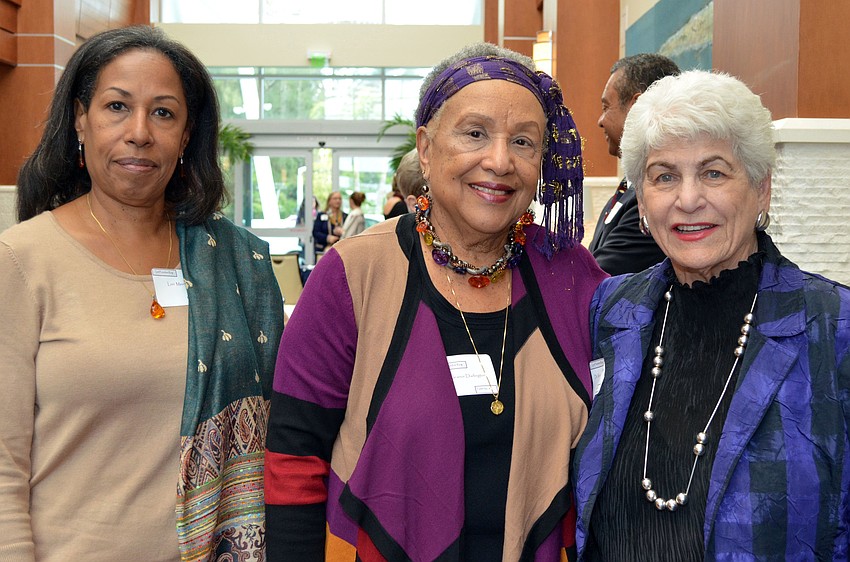 Lori Merritt, Eleanor Darlington and Dr. Nancy Schlossberg